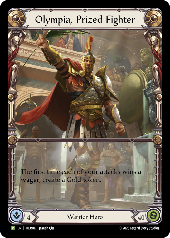 Card image of Olympia, Prized Fighter