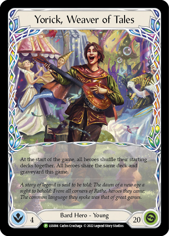 Card image of Yorick, Weaver of Tales