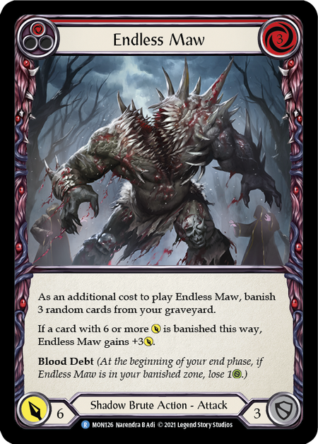 Card image of Endless Maw (Red)