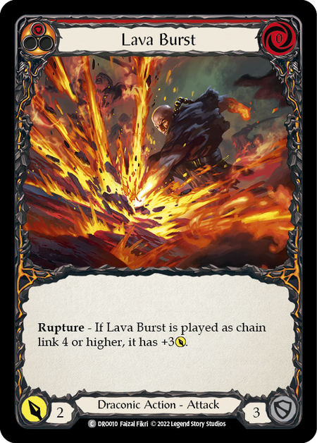 Card image of Lava Burst (Red)