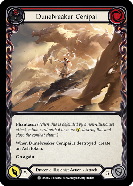 Image of the card for Dunebreaker Cenipai (Red)