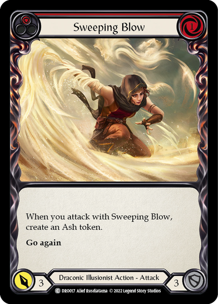 Image of the card for Sweeping Blow (Red)