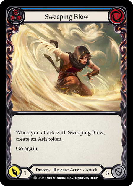 Card image of Sweeping Blow (Blue)