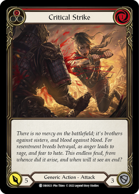 Card image of Critical Strike (Red)