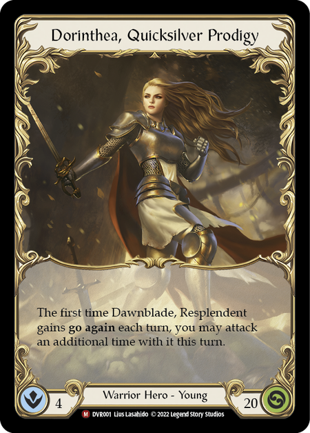 Card image of Dorinthea, Quicksilver Prodigy