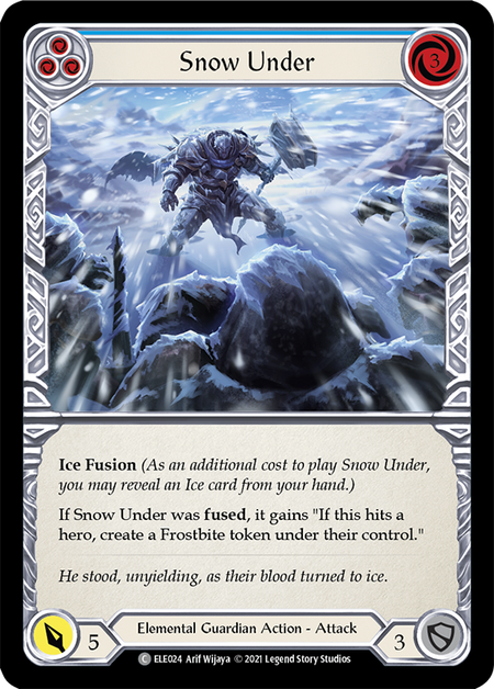 Card image of Snow Under (Blue)