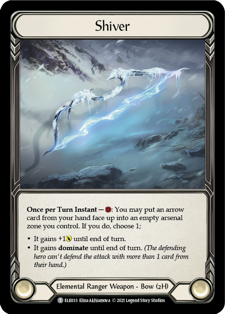 Image of the card for Shiver