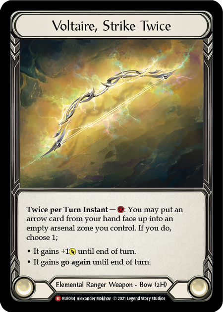 Image of the card for Voltaire, Strike Twice