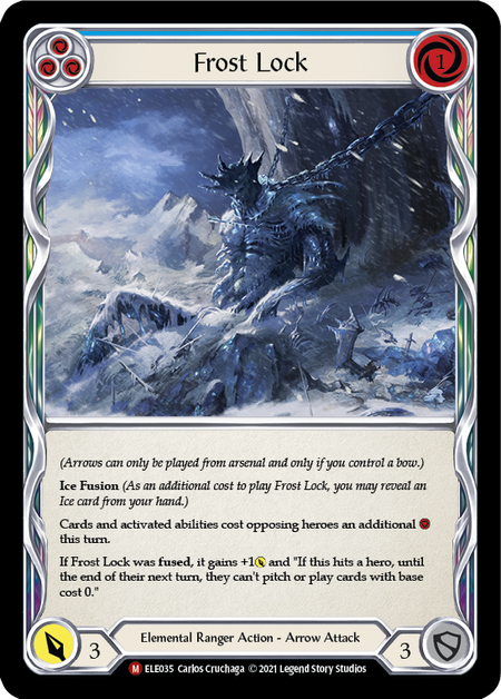 Image of the card for Frost Lock (Blue)