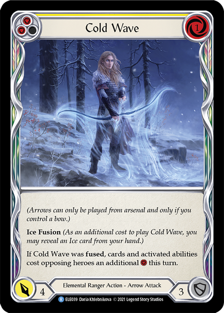 Card image of Cold Wave (Yellow)