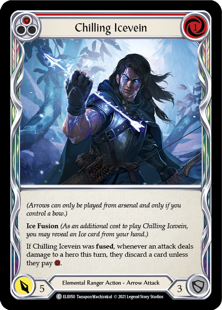 Image of the card for Chilling Icevein (Red)