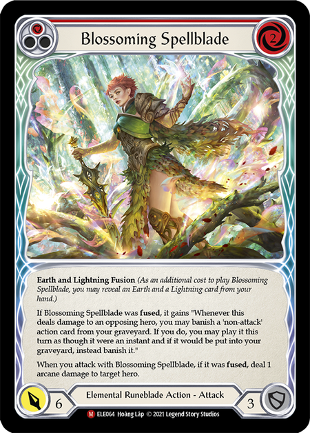 Card image of Blossoming Spellblade (Red)