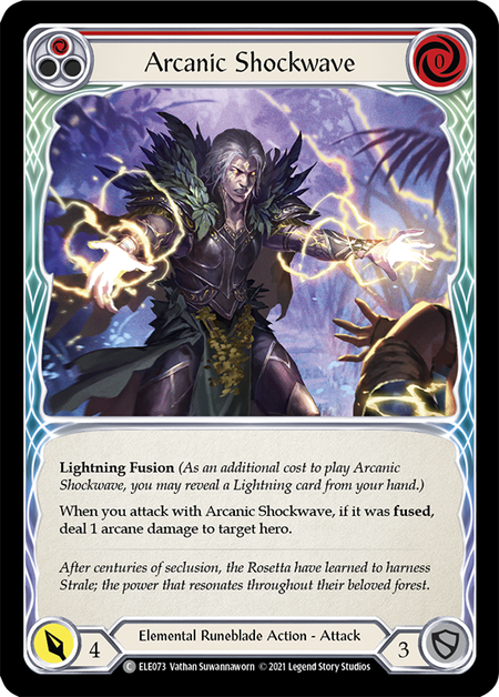 Image of the card for Arcanic Shockwave (Red)