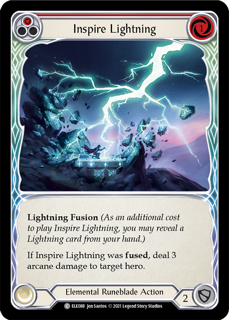 Card image of Inspire Lightning (Red)