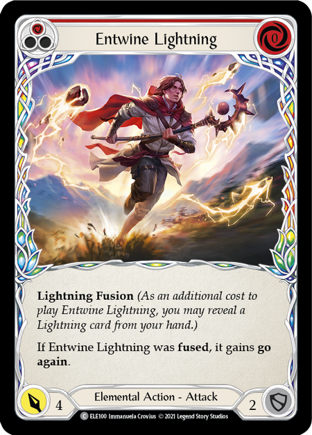 Card image of Entwine Lightning (Red)