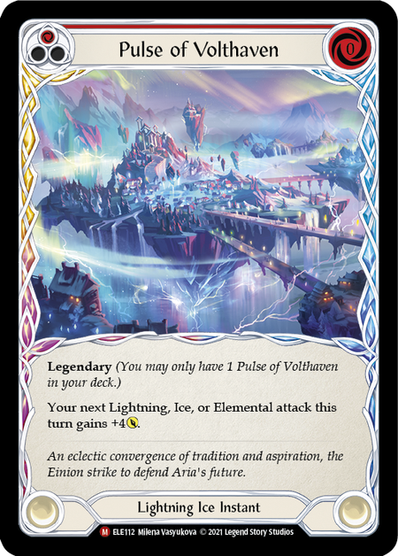 Image of the card for Pulse of Volthaven (Red)