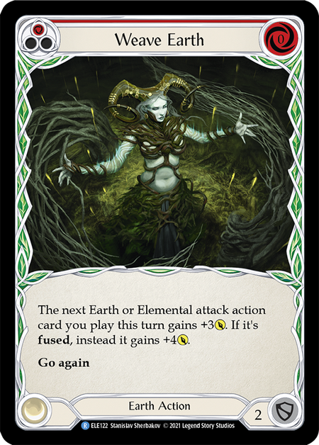 Image of the card for Weave Earth (Red)