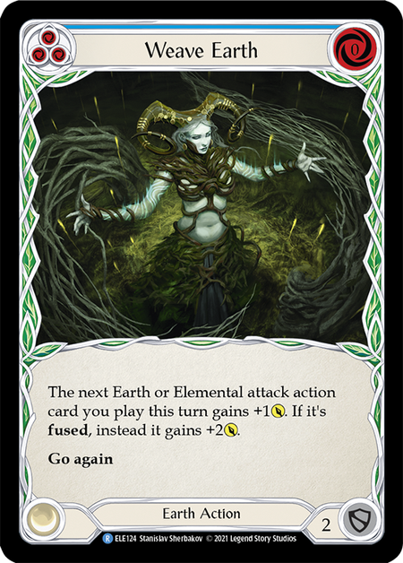 Image of the card for Weave Earth (Blue)