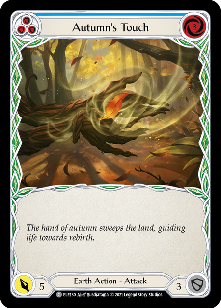 Image of the card for Autumn's Touch (Blue)