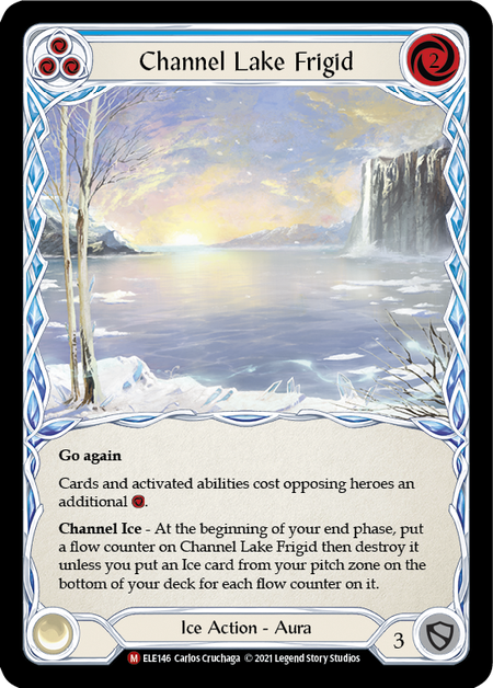 Image of the card for Channel Lake Frigid (Blue)