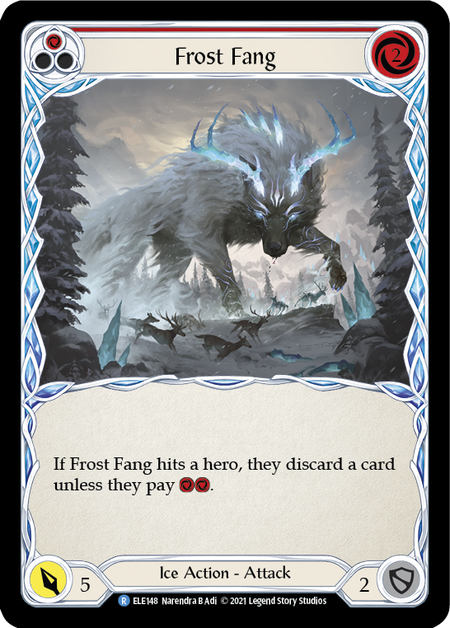 Image of the card for Frost Fang (Red)