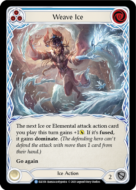 Image of the card for Weave Ice (Blue)