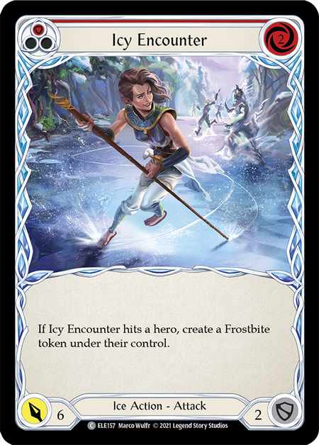 Image of the card for Icy Encounter (Red)