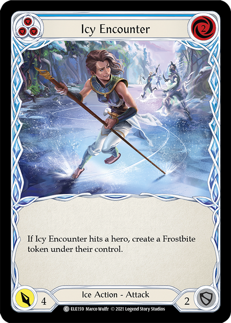 Image of the card for Icy Encounter (Blue)