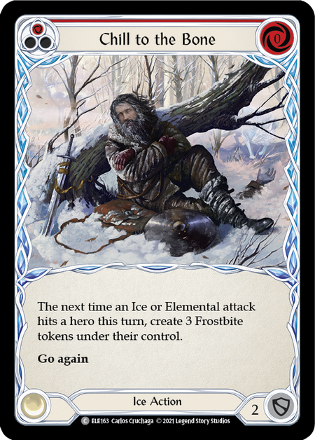 Image of the card for Chill to the Bone (Red)