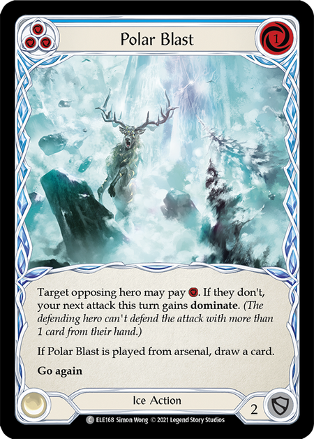Image of the card for Polar Blast (Blue)