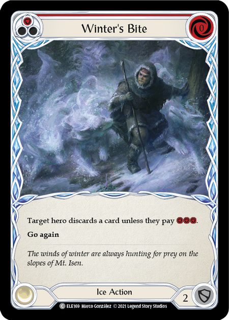 Card image of Winter's Bite (Red)