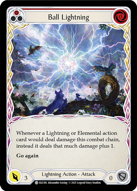 Image of the card for Ball Lightning (Red)