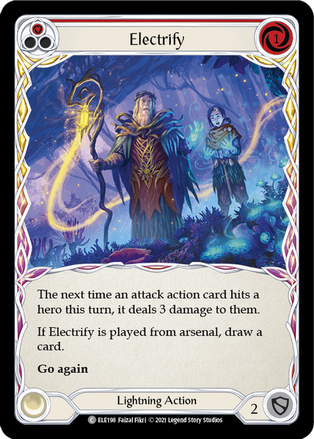 Image of the card for Electrify (Red)