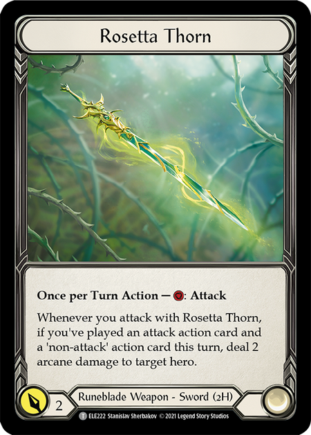 Image of the card for Rosetta Thorn