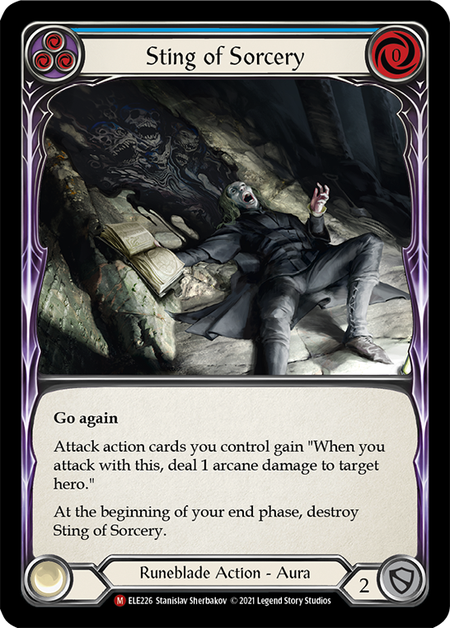 Card image of Sting of Sorcery (Blue)