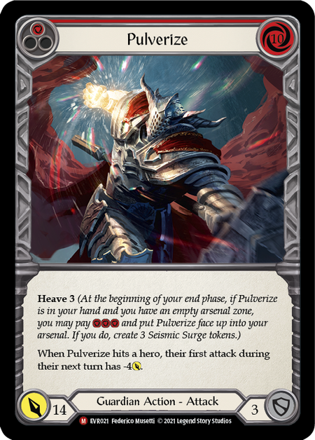 Card image of Pulverize (Red)