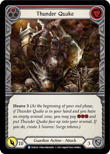 Card image of Thunder Quake (Red)