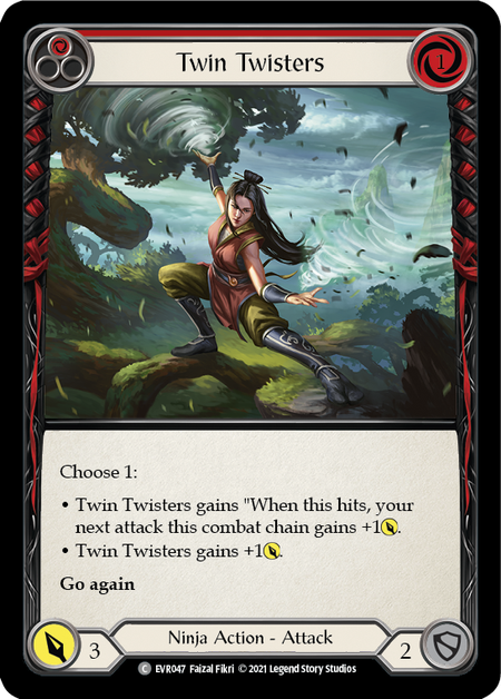 Card image of Twin Twisters (Red)