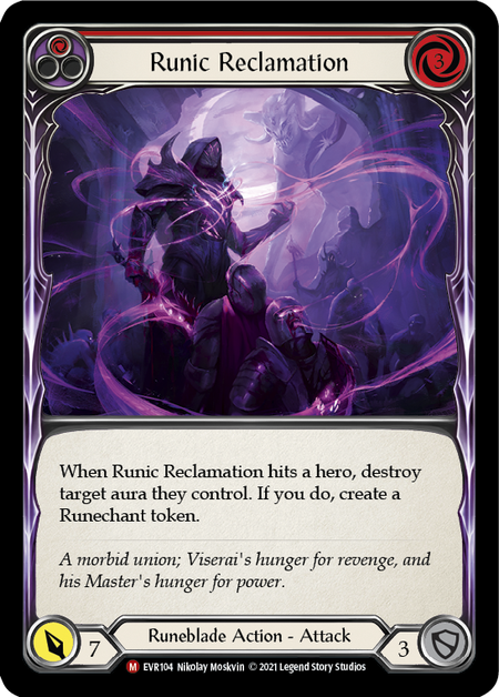 Card image of Runic Reclamation (Red)