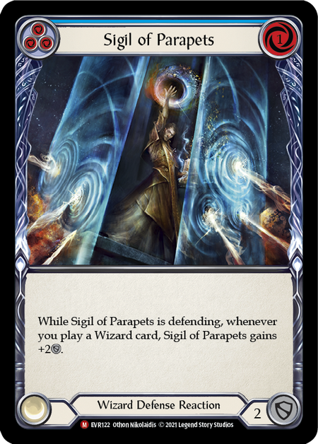 Card image of Sigil of Parapets (Blue)