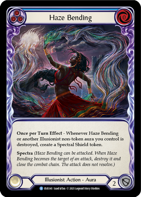 Card image of Haze Bending (Blue)