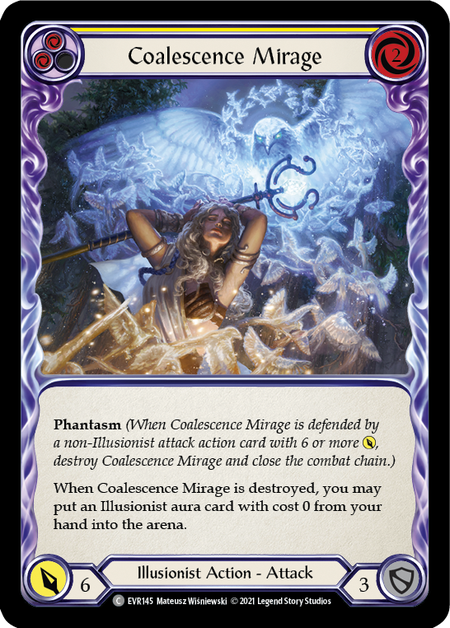 Image of the card for Coalescence Mirage (Yellow)