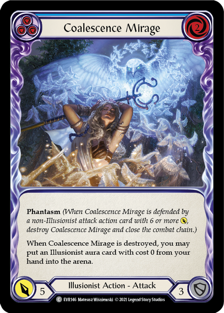 Image of the card for Coalescence Mirage (Blue)