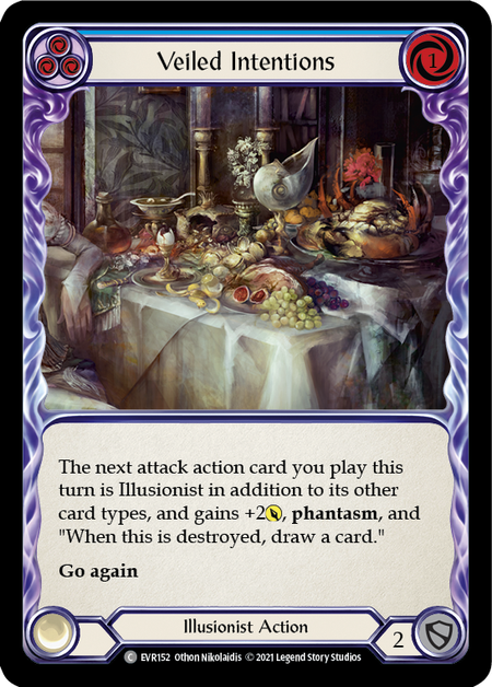 Image of the card for Veiled Intentions (Blue)