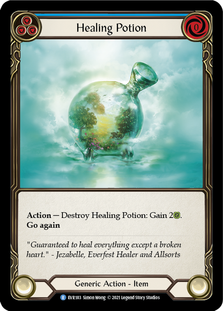 Card image of Healing Potion (Blue)