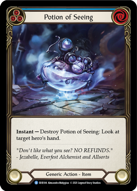 Card image of Potion of Seeing (Blue)