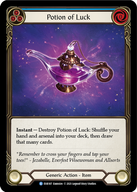 Card image of Potion of Luck (Blue)