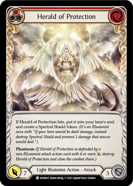 Card image of Herald of Protection (Red)