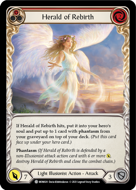 Card image of Herald of Rebirth (Red)