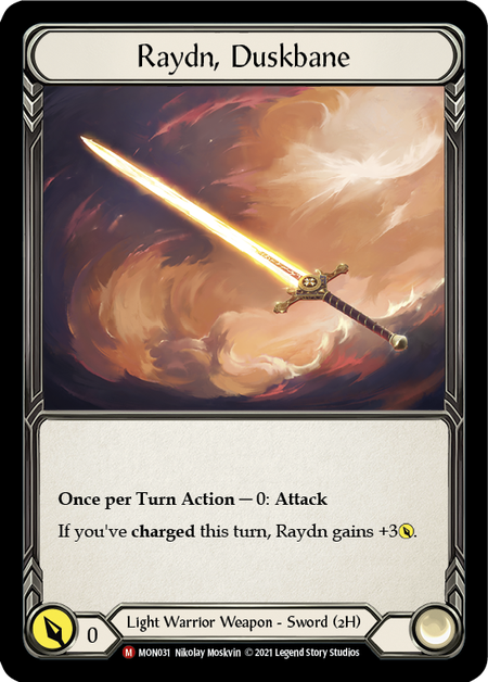 Card image of Raydn, Duskbane